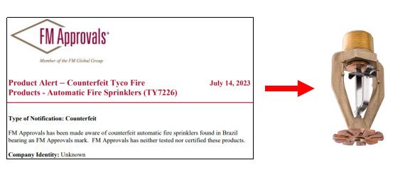 Certificado FM Approved TY7226