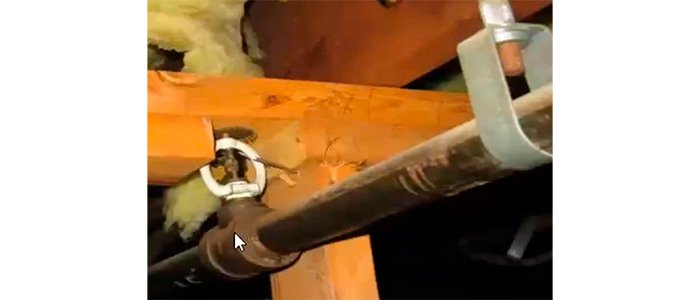 Estrutura cortada em função da proximidade com o sprinkler