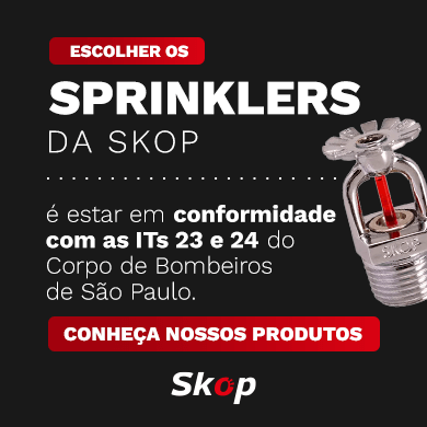 Escolher os Sprinklers da SKOP é estar em conformidade com as ITs 23 e 24.